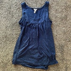 Blue lace tank